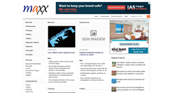 Desktop Screenshot of maxxinternet.com.br